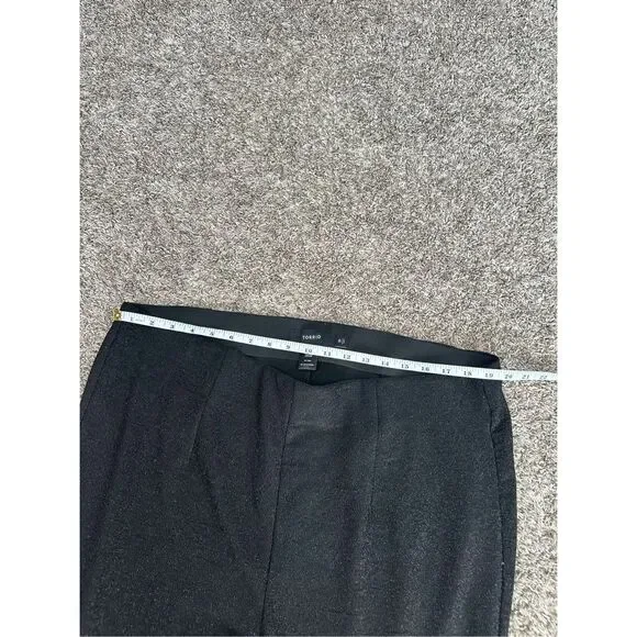 Torrid Flare Metallic Glitter Black Stretch Lurex High Rise Pull-on Pants 3X - Picture 6 of 11
